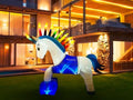 Unikkah The Hanukkah Unicorn Inflatable 7 FT Hanukkah Decorations Outdoor or Indoor Hanukkah Yard Decorations Blow Up Lawn Garden Hanukkah Decoration with Built-in LED Lights (New Stable Design) by HANUKKAHSUPERSTOR