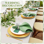Yunsailing 24 Pcs Flower Napkin Rings Peony Floral Handmade Napkin Holder Rings Handicraft Holder for Table Decorations Wedding Holiday Banquet Luncheons Birthday Party Picnics Supplies(White) - Image 4