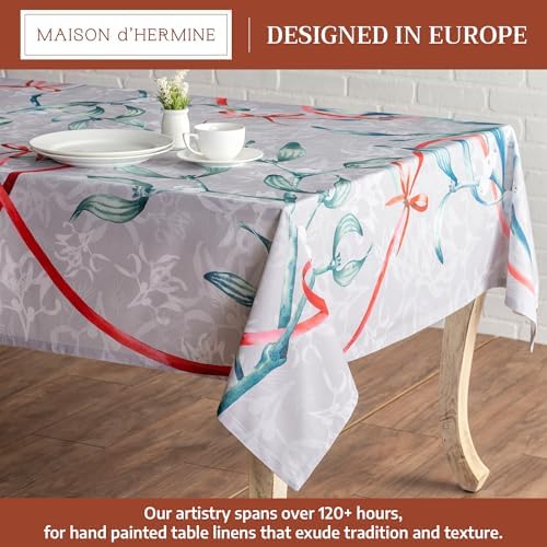 Maison d' Hermine Table Cloth Rectangle Table Reusable 100% Cotton 60"x108" - Image 2