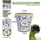 Dosayes Ceramic Pot for Plant,6.30 inch Vintage Flower Pot - Image 2