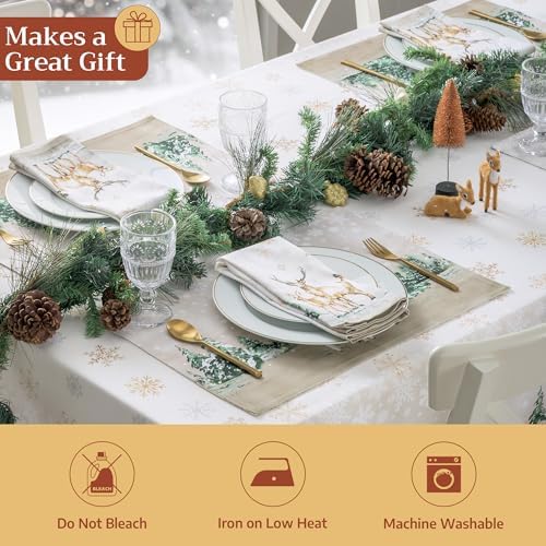 Maison d' Hermine Cloth Napkins Set of 4 Reusable 100% Cotton (20" x 20") - Image 5