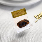 Ramadan Date Holder, Bismillah Islamic Calligraphy, Iftar Party, Ramadan Table Decoration, Eid Mubarak Gift (6 Pcs, Kufic Design, Gold) - Image 5