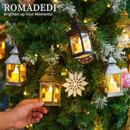 Romadedi Gold Mini Lantern for Centerpiece, Pack of 10 - Image 7