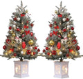 3FT Mini Christmas Tree with Battery Operated Lights for Holiday Decor by Unknown