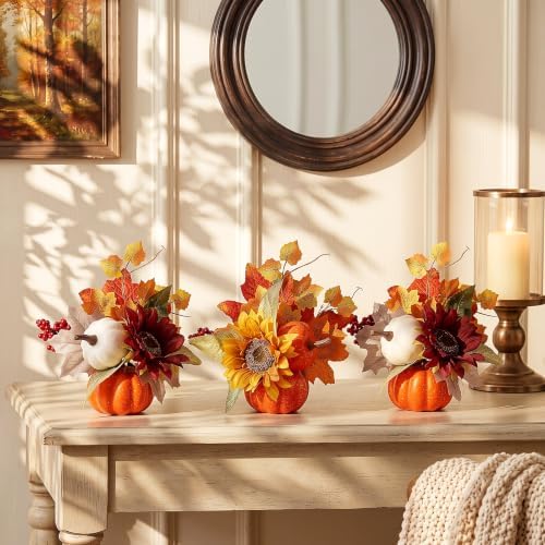 6 Pcs Fall Centerpieces for Table - Fall Table Decorations - Image 6