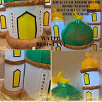 Eid Gift Inflatable Masjid Decoration with LED Lights - Indoor/Outdoor Electric Blow-Up Yard Décor, 40" Tall (Masjid Model) - Image 6