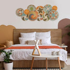 Tatuo 11 Pcs Boho Wall Basket Decor Woven Wall Hanging Art, Farmhouse - Image 5