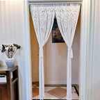 Boho Macrame Curtain for Wall Decor, Macrame Wall Hanging 40"X80" - Image 4
