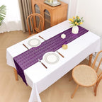 Sugargirl 10 Packs 12 x 72 inches Sequin Table Runner, Glitter Purple Table Runner for Birthday Party Supplies Wedding Holiday Celebration Event Decorations - Image 2