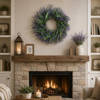 24'' Lavender & Eucalyptus Wreath for Front Door - Image 6