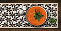 Heat Resistant Table Runner, 39 x 12 Inch - Primrose Design by IRI-GIRI