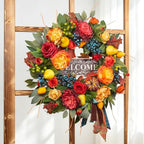 Fall Wreaths for Front Door, 24 in Autumn Harvest Wreath for Thanksgiving - Image 7