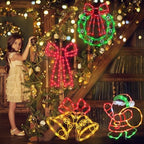 TRWYMZ Christmas Decorations - 16" Christmas Window Silhouette Lights - Image 2