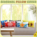 Mindsoft 14 Pcs Seasonal Holiday Pillow Cover 12 x 20 Inch Spring Patriotic Summer Lumbar Throw Pillow Covers Holiday Decorative Rectangle Throw Pillowcase for Home Office Sofa Decoration - Image 4