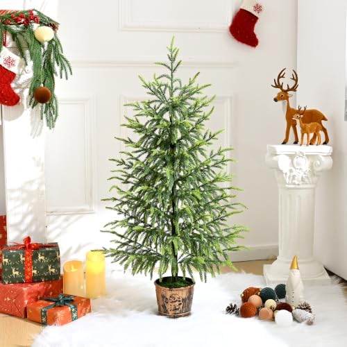 BLEUM CADE 3FT Small Norfolk Pine Tree with Pot, Table top Christmas Tree - Image 4