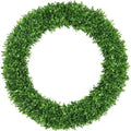30Inch Green Boxwood Wreaths for Front Door Realistic All Season Eucalyptus by LZNPAArtificialPlants