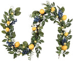 Valery Madelyn 6ft Artificial Lemon Garland for Mantel Summer Decor(Thick) by ValeryMadelyn