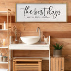 comurdyo Laundry Room Sign Wall Decor 32×12 Inch Wood - Image 3