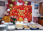 Chinese New Year 2027 Backdrop 8x6FT Red Lantern Traditional Happy Lunar New Year Photography Background Chinese Spring Festival Party Decorations Supplies Photo Props - Image 5
