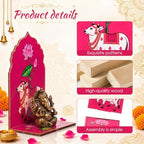 DoubleFill 24 Pack Indian Decorations for Pooja Candle Holder, Kamdhenu Cow - Image 3