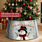 Small Christmas Tree Collar 21 Inch Diameter Base, Xmas Metal Tree Collar - Image 4