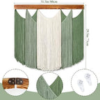 Dremisland Macrame Wall Hanging Large Boho Tapestry Macrame Wall Art Decor - Image 2
