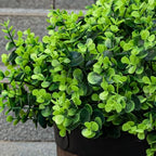 20 Bundles Artificial Plants for Outdoor Fake Plants for Spring Decoration,Faux Eucalyptus Plants for Planter UV Resistant Lifelike for Home Porch Garden（Green） - Image 5