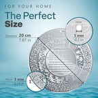 Jewish Home Blessing Bénédiction De La Maison Handmade Jewish Gifts Hebrew and French Engraving, Judaica Gifts Wall Art Decor Plexiglass - Made in Canada by Local Jewish Artisan (Silver Mirror) - Image 4