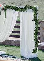 Serene Spaces Living Green Artificial Magnolia Leaf Garland, Ideal to Hang at Wedding, Store Display, Window Sill, Fall Decor, Perfect Holiday Décor, 72" Long - Image 3