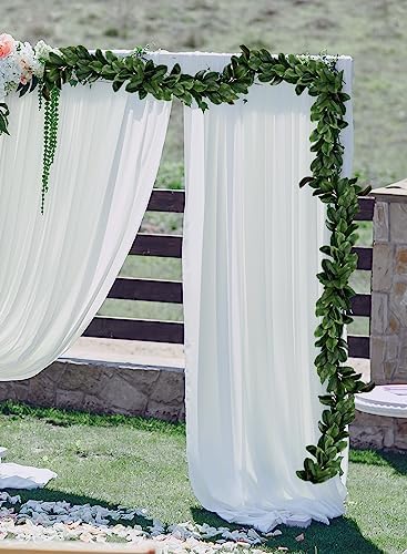 Serene Spaces Living Green Artificial Magnolia Leaf Garland, Ideal to Hang at Wedding, Store Display, Window Sill, Fall Decor, Perfect Holiday Décor, 72" Long - Image 3