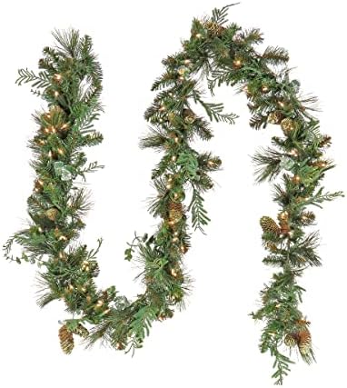 National Tree Company 9ft Pre-Lit Artificial North Conway Christmas Garland by Unknown