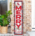 KH Sports Fan Ole Miss Rebels Holiday Porch Leaner, 11x46 Inches, Rebels Outdoor Christmas Sign; Display Holiday Cheer with This Mississippi Rebels Christmas Sign - Image 2