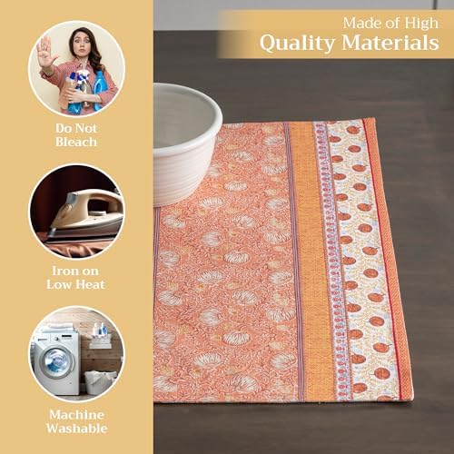Maison d' Hermine Placemats Set of 4 Reusable 100% Cotton (13"x19") - Image 3