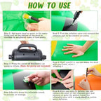 Hungdao 1 Pc 4 ft St. Patrick's Day Inflatable Duck Giant Blow up Rubber Duck with Lucky Shamrock Hat for St. Patrick's Day Golf Cart Parade Outdoor Yard Lawn Decorations (Air Pump Not Included) - Image 2