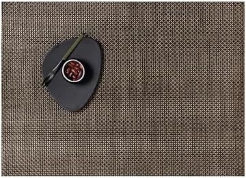 Chilewich Basketweave Placemats, Woven Rectangle Placemats Set of 4 by Chilewich