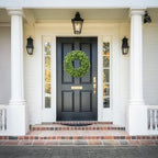 20IN Artificial Boxwood Wreaths for Front Door,Spring Summer All Season Wreath,Green Wreath Suitable for Wall、Door、Farmhouse 、Indoor、Outdoor Decor - Image 4
