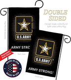 U.S. Army Garden Flag - Set with Stand Armed Forces Rangers United State American Military Veteran Retire Official - House Decoration Banner Small Yard Gift Double-Sided Imported 13 X 18.5 - Image 3