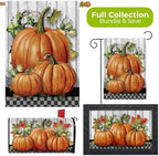 Briarwood Lane Fall Collection Country Pumpkins Four Piece For Fall Collection Includes - Garden Flag - House Flag - Doormat - Mailbox Cover - Image 3
