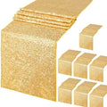 B-COOL Gold Sequin Table Runner Party Runner 12x72 Inch 8 Pack by B-COOL