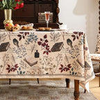 ISAENNE Designer French Rectangular Classic Tablecloth,79"x55" - Image 2