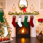 XOYTN 6pack Christmas Stockings, 18” Large Cable Knitted Hanging Stocking - Image 7