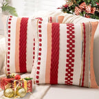 Boho Throw Pillow Covers Decorative Neutral Farmhouse Pillow case by Unknown