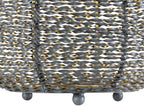 Northlight Twisted Iron Pillar Candle Holders 10.25" Gray Gold Finish Set 2 - Image 6