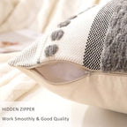 Boho Throw Pillow Covers Decorative Neutral Farmhouse Pillow case - Image 3