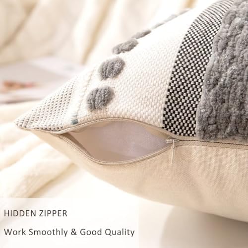 Boho Throw Pillow Covers Decorative Neutral Farmhouse Pillow case - Image 3