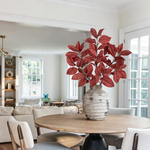 Briful 3 Pack Faux Magnolia Stems, 39.4 Inch Fall Branches - Image 6