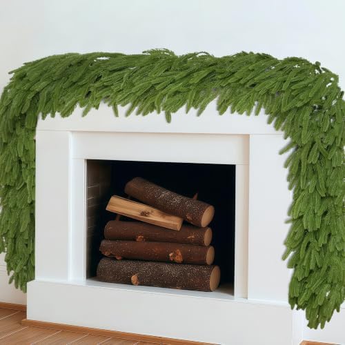 4 Pcs 9 FT Christmas Garland, Artificial Norfolk Pine Garland by LVZHIYUAN