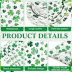 Pickmesh 250 Pcs St. Patrick's Day Party Supplies Kit for 50 – Shamrock Disposable Paper Plates, Napkins and Cups for St. Paddy's Day Party, Irish Celebration, Birthday Decorations - Image 3