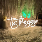 Tis The Season Holly Leaf Neon Sign, Custom Christmas Winter Season LED Neon Light, Home Wall Decor, Thanksgiving Xmas Holiday Party Decor Christmas Gift - Image 3