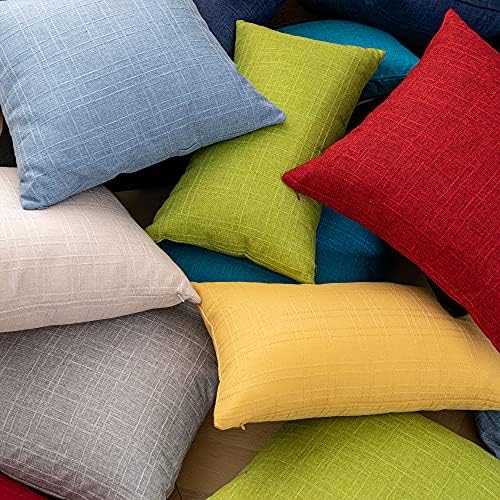 Kevin Textile Outdoor Waterproof 26”x26” Pillow Covers 2 Pack, Red - Image 7